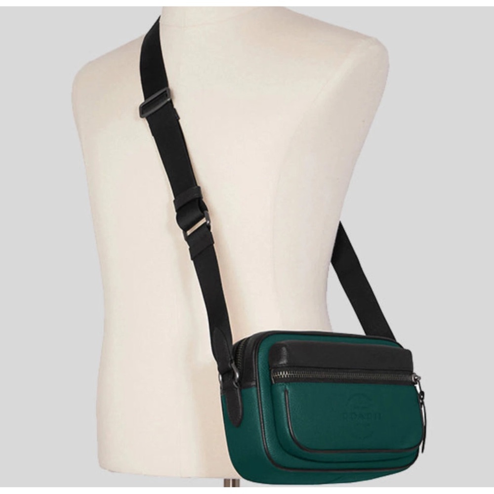Coach Thompson Leather Camera Crossbody Bag